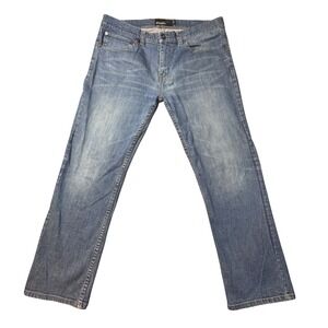 RSQ Jeans Mens 36x30 (36x28) Blue Melbourne Straight Stretch Denim Medium Wash